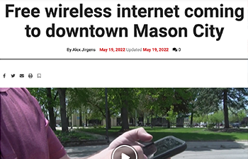 Free wireless internet coming to downtown Mason City